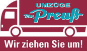 Max Preuß Logo Wir ziehen Sie um