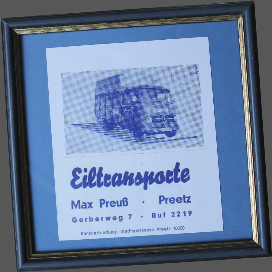 Max Preuß Umzüge über uns Historie Eiltransporte